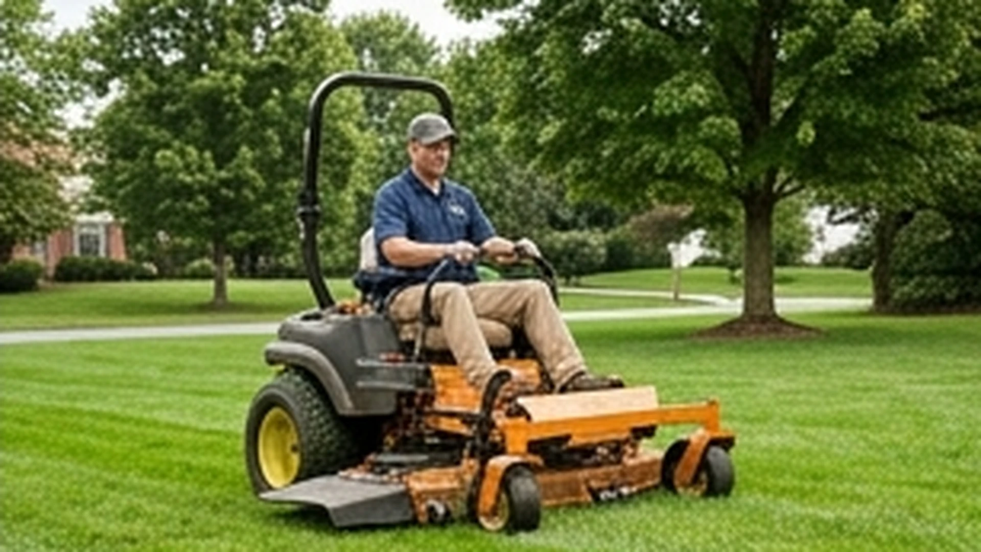 Recurring lawn mowing edging and maintenance