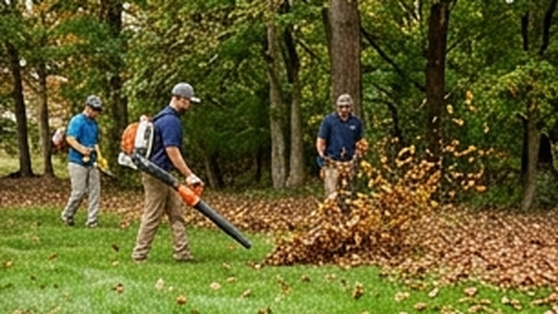 Lawn care property walkthrough consultation